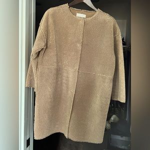 Lucky Brand teddy bear coat in Camel, size S
